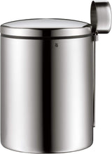 WMF cutie de cafea cu lingură de cafea Kult Cromargan din oțel inoxidabil cu finisaj mat 500g și borcan de depozitare 1 litru din sticlă Depot lavabil în mașina de spălat vase Cutii depozitare alimente Naty Shop