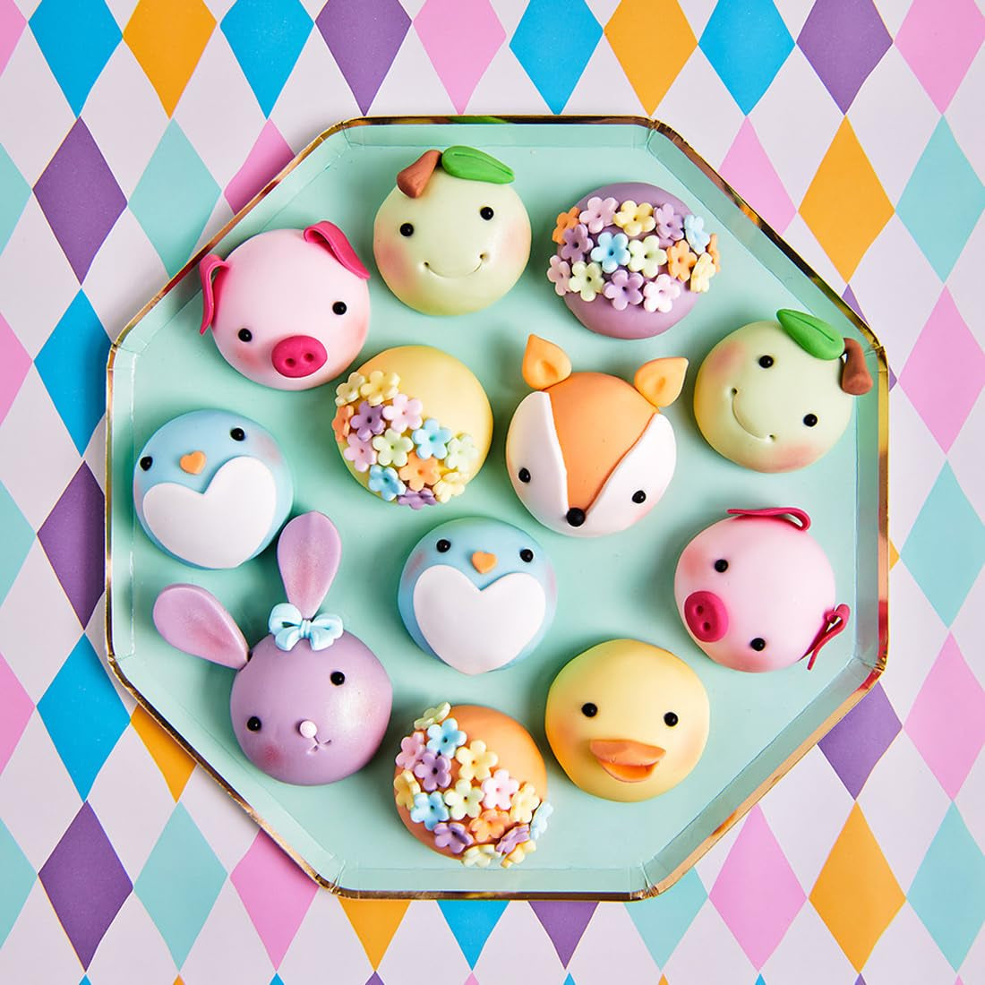 FunCakes Baby Blue fondant rulat: Ușor de utilizat, neted, flexibil, moale și pliabil, perfect pentru decorarea prăjiturilor, halal, kosher și fără gluten. 1 kg Pasta de zahar Naty Shop
