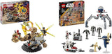 LEGO Marvel Spider-Man vs. Sandman: Showdown, jucărie de supererou cu figuri care includ Lizard și Electro, jucărie de construcție pentru jocuri de rol, cadou pentru băieți și fete entuziaști de acțiune 76280 Seturi de constructie Besuche den LEGO-Store Pachet cu Clone Trooper Battle