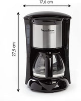 FG150813 Cafetieră Subito, 6 cești, Negru/Oțel inoxidabil
