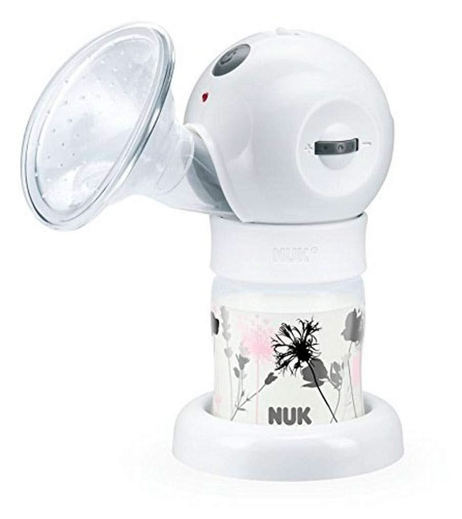 Pompa de sân electrică Nuk Luna Accesorii Hrana si Alaptare Bebe Naty Shop Alb 1 bucată