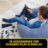 DC Batman Adventures Action Figure, 30 Cm - Cu 16 elemente de echipament și complet mobil pentru aventuri captivante și cascadorii pline de acțiune, jucărie pentru copii de la 3 ani în sus Action figures Naty Shop