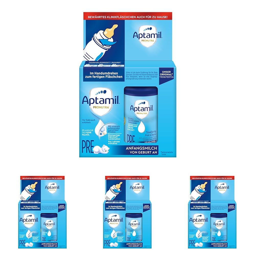 Aptamil Pronutra-ADVANCE PRE, trinkfertig, 4x2x90ml (Packung mit 4)