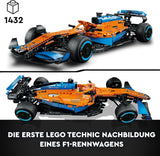 Lego Technic Mclaren Formula 1 Racing Car - Model F1 pentru adulți cu motor V6 și direcție - Cadou pentru fanii și colecționarii sporturilor cu motor - 42141 Seturi de constructie Besuche den LEGO-Store
