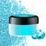 Glitter comestibil, 10 grame, diverse culori Glitter Naty Shop Turcoaz