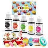 Colorant alimentar 9 x 10 ml, coloranți alimentari lichizi - set de coloranți alimentari pentru decorarea torturilor, macaroane, gogoși, fudge, glazură, săpunuri DIY, înghețată, colorant pentru săpun, colorant pentru pistol de pulverizare
