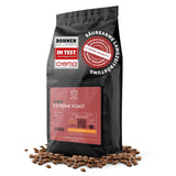 KING'S COFFEE - PRĂJIRE EXTREMĂ - Boabe de Espresso Intenso - aciditate foarte scăzută - prăjire în loturi mici din Italia - boabe de cafea pentru aparate complet automate și aparate cu portafiltru - 1 kg