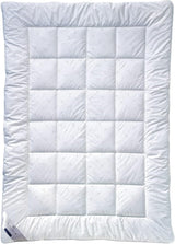 Plapumă din fibre Billerbeck E21 King - Plapumă din fibre rafinată cu aloe vera - 135 X 200 Cm plapumă pentru toate anotimpurile cu nivel mediu de căldură, alb Plapumi si pilote Naty Shop Singur 135 X 200 Cm Cald (W)