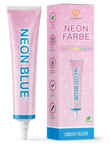 Goodbake Neonlebensmittelfarben 6 Farben Set – Intensive Lebensmittelfarbe – Lebensmittelfarbpaste – Zum Einfärben Von Torten, Fondant, Buttercreme Uvm. – 100% Vegan Naty Shop Neon Blau