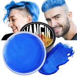 Vopsea de păr temporară verde, Styling Hair Tone pentru bărbați femei, Pomadă pentru coafură naturală, Ceară de vopsit părul pentru petreceri, Cosplay & Halloween, Crăciun, Vopsea de păr temporară cremă (100g, verde) Vopsea pentru par Naty Shop Albastru 1 G (1 pachet)