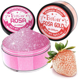 Sclipici comestibil pentru băuturi - Set de colorant alimentar pudră Fidton cu 2 culori, Sclipici comestibil pentru prăjituri, Fondant auriu, Gogoașă, Sclipici comestibil pentru băuturi, Cocktail, Aur și argintiu comestibil - 5 g