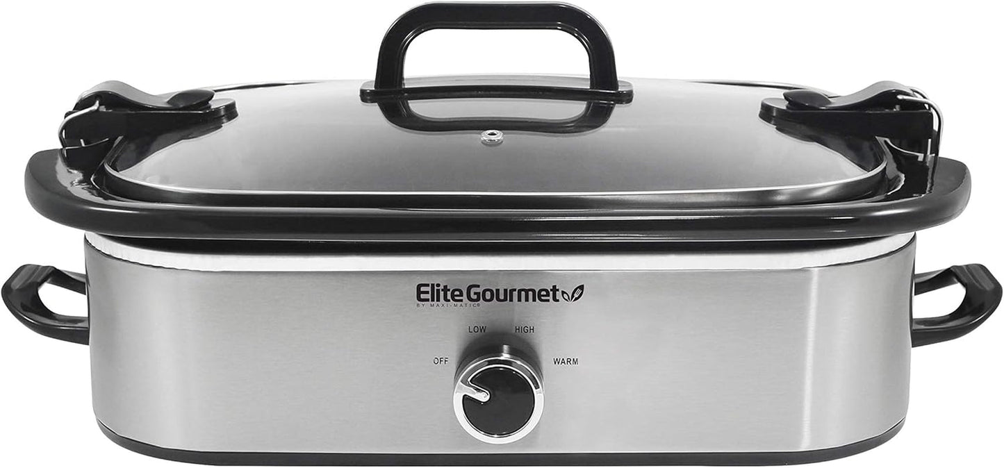 MST-5240SS Slow cooker, 3,3 litri, Oțel inoxidabil Slow Cooker Naty Shop