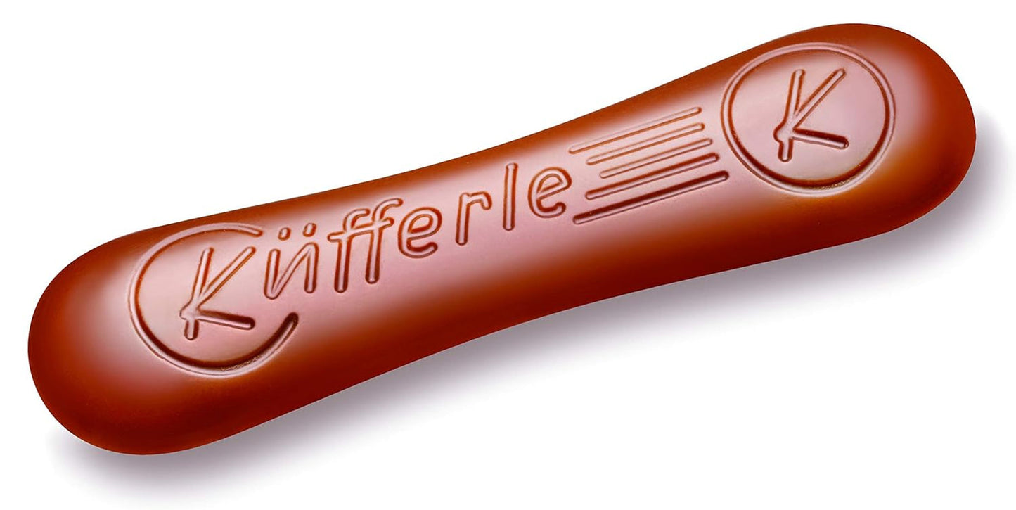 Limbi de pisică Küfferle 10x75g pachet multiplu, ciocolată cu lapte, 10 bucăți