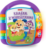 Fisher-Price distracție de învățare, carte de cântece, carte de muzică pentru copii, jucărie muzicală pentru copii, carte electronică pentru copii, de la 6 luni, versiune germană, CDH40 Jucarii Bebe Naty Shop poloneză
