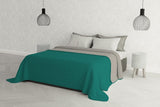 Lenjerie de pat italiană Estivo pat simplu, lenjerie, Aqua, 170 X 270 Cm Plapumi si pilote Naty Shop Aqua/gri 260 X 270 Cm