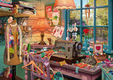 Schmidt Spiele 59654 Puzzle secret, În camera de cusut, puzzle jigsaw 1000 piese Puzzle Naty Shop