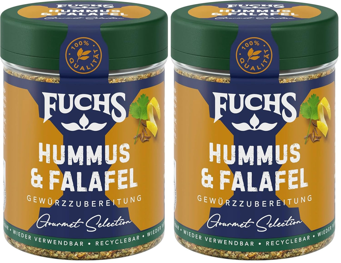 Fuchs Spices Gourmet Selection Middle East/Africa – Mix de condimente pentru couscous și bulgur, mix de condimente reîncărcabil, pentru asezonarea mâncărurilor cu bulgur, vegan, 55 g