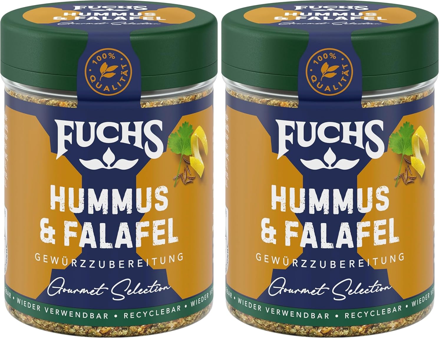 Fuchs Spices Gourmet Selection Middle East/Africa – Mix de condimente pentru couscous și bulgur, mix de condimente reîncărcabil, pentru asezonarea mâncărurilor cu bulgur, vegan, 55 g