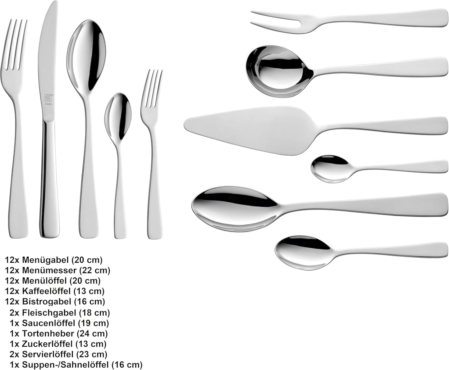 Set de tacâmuri ZWILLING Soho, 68 piese, pentru 12 persoane Bucatarie Naty Shop
