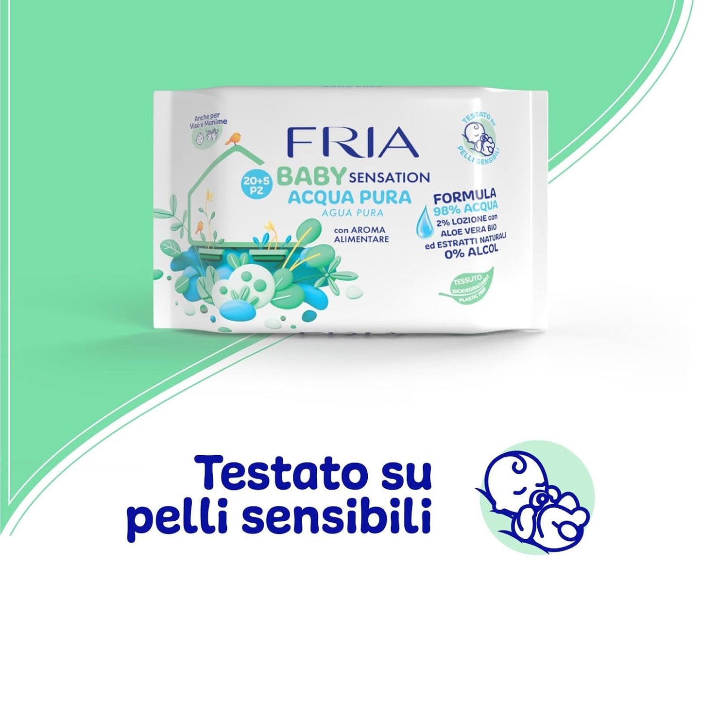 Tampoane Baby Sensation, 25 bucăți