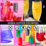 Glitter comestibil, praf, diverse culori, 30 grame Naty Shop