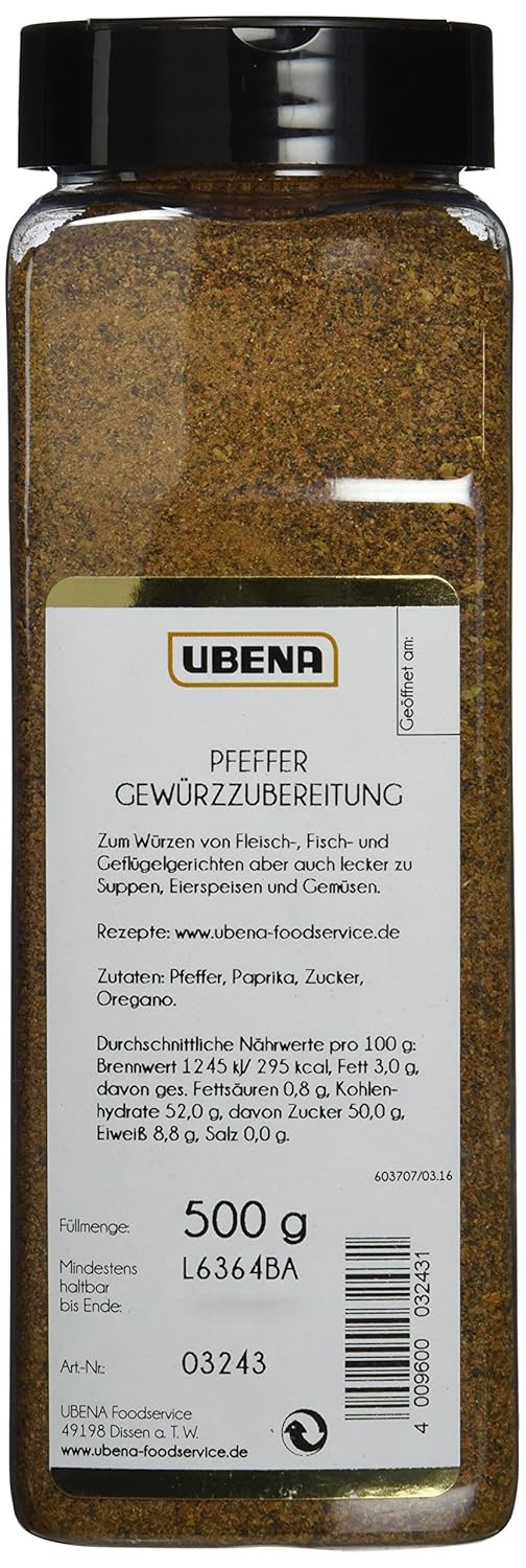 Ubena Piper Condimentat 500 g - Prospetime si Calitate