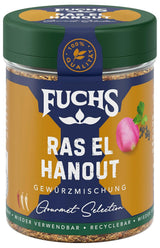 Fuchs Spices Gourmet Selection Middle East/Africa – Mix de condimente pentru couscous și bulgur, mix de condimente reîncărcabil, pentru asezonarea mâncărurilor cu bulgur, vegan, 55 g