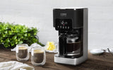 Espressor CASO Coffee Taste and Style cu filtru permanent, 1,5 l, temperatură optimă de preparare 92-96 °C, sistem anti-picurare, cap de preparare optimizat, oțel inoxidabil, 12 cești