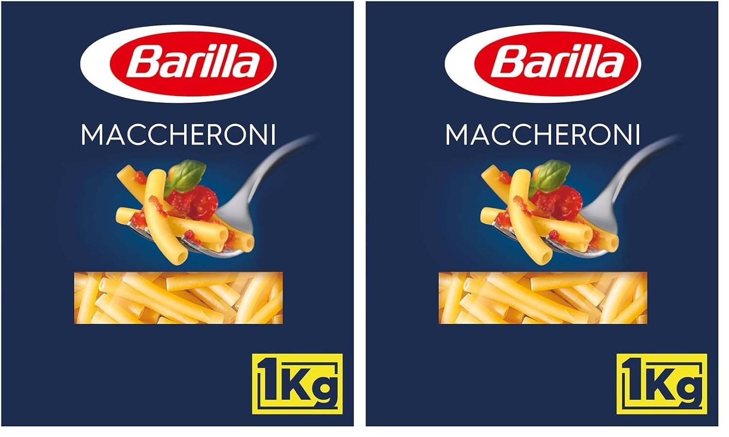 Paste Barilla din grâu dur Maccheroni n. 44 – Pachet de 1 (1x1kg)
