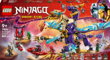 LEGO NINJAGO Lightbow Dragon - jucărie cu 8 minifigurine și o rotiță Spinjitzu - jucărie de construcție ninja interactivă pentru băieți și fete de peste 9 ani - idee de cadou pentru fani 71836 Seturi de constructie Besuche den LEGO-Store
