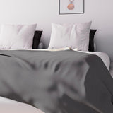 Soleil D'Ocre Adele, Acoperire Zigzag, Aruncată de pe canapea, Polycoton, Gri, 220 X 240 Cm Plapumi si pilote Naty Shop