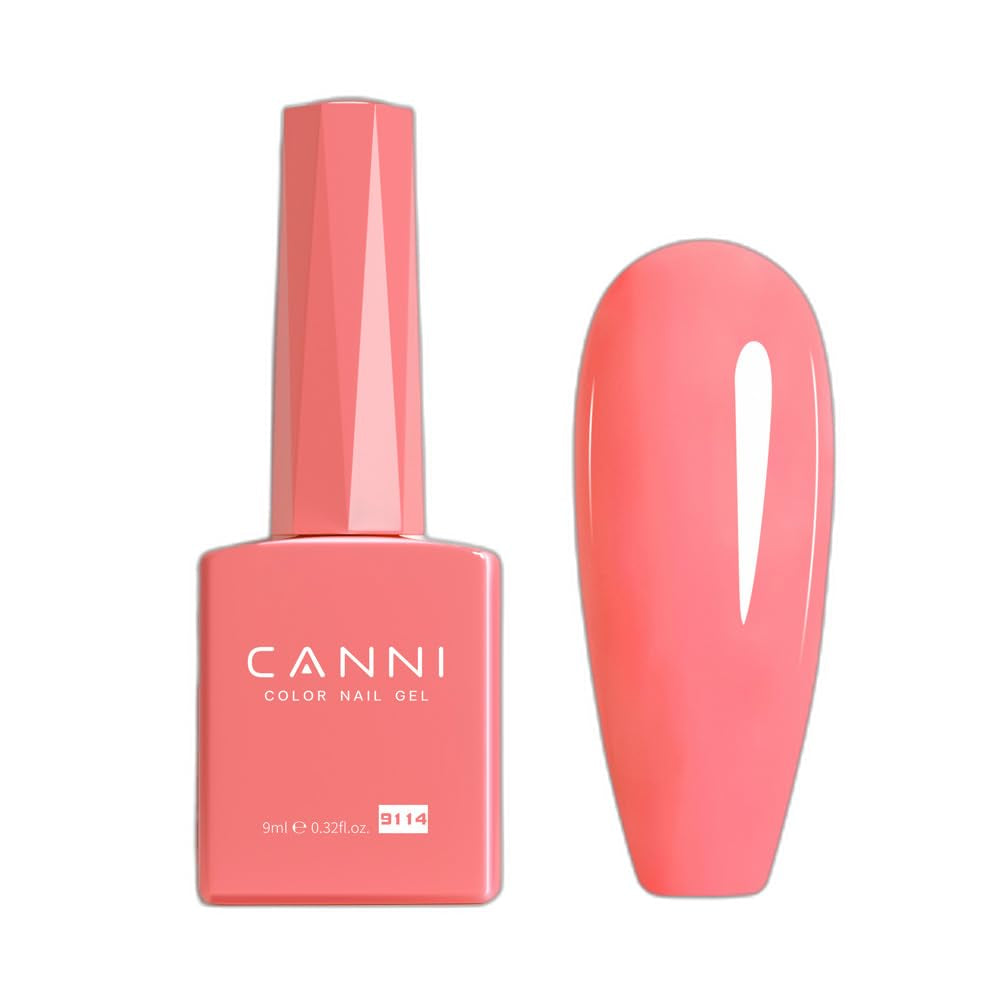 Ojă gel CANNI, semipermanentă, violet închis, ojă, gel UV, se detașează prin înmuiere, manichiură