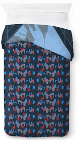 Lenjerie de pat pentru copii, unisex, printese si super eroi, 100% bumbac Lenjerie de pat - copii Naty Shop