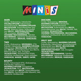 Pliculețe mixte Minis, Snickers, Bounty, Twix, Milky Way, pachet vrac de ciocolată, un pachet (1 x 400 g) (pachet de 5)