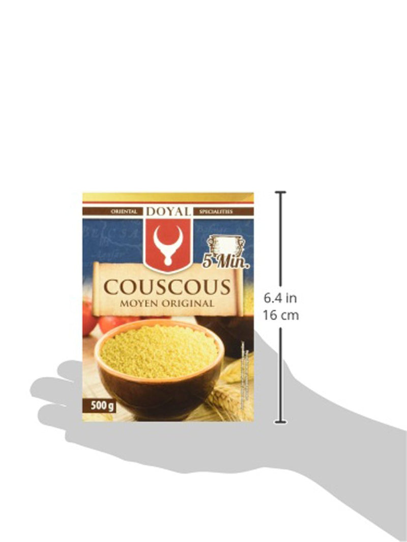 Cuscus – Cuscus ușor și pufos, cu o aromă ușor de nucă – O specialitate tipică nord-africană – 1 x 500 g