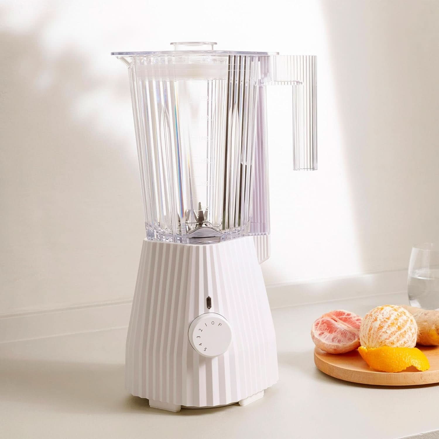 Alessi Plissé MDL09 W - Blender cu o carafă gradată, rășină termoplastică, Bucatarie Naty Shop