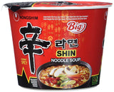 NONGSHIM - Tăiței instant Soon Veggie Ramyun - 6 x 112 g - Pachet multiplu