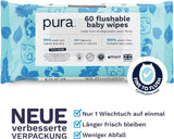 Șervețele umede ecologice de unică folosință pentru bebeluși, pentru pielea sensibilă a bebelușilor, 70 de șervețele (1 pachet), 99% apă, 100% fără plastic, pentru pielea sensibilă, predispusă la eczeme, nou-născuți, biodegradabile, vegane