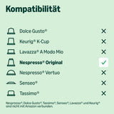 by Amazon Lungo Aluminium-Kaffeekapseln, kompatibel mit Nespresso, mittelgeröstet, 100 Stück (5 Packungen mit je 20 Stück) – Rainforest Alliance zertifiziert