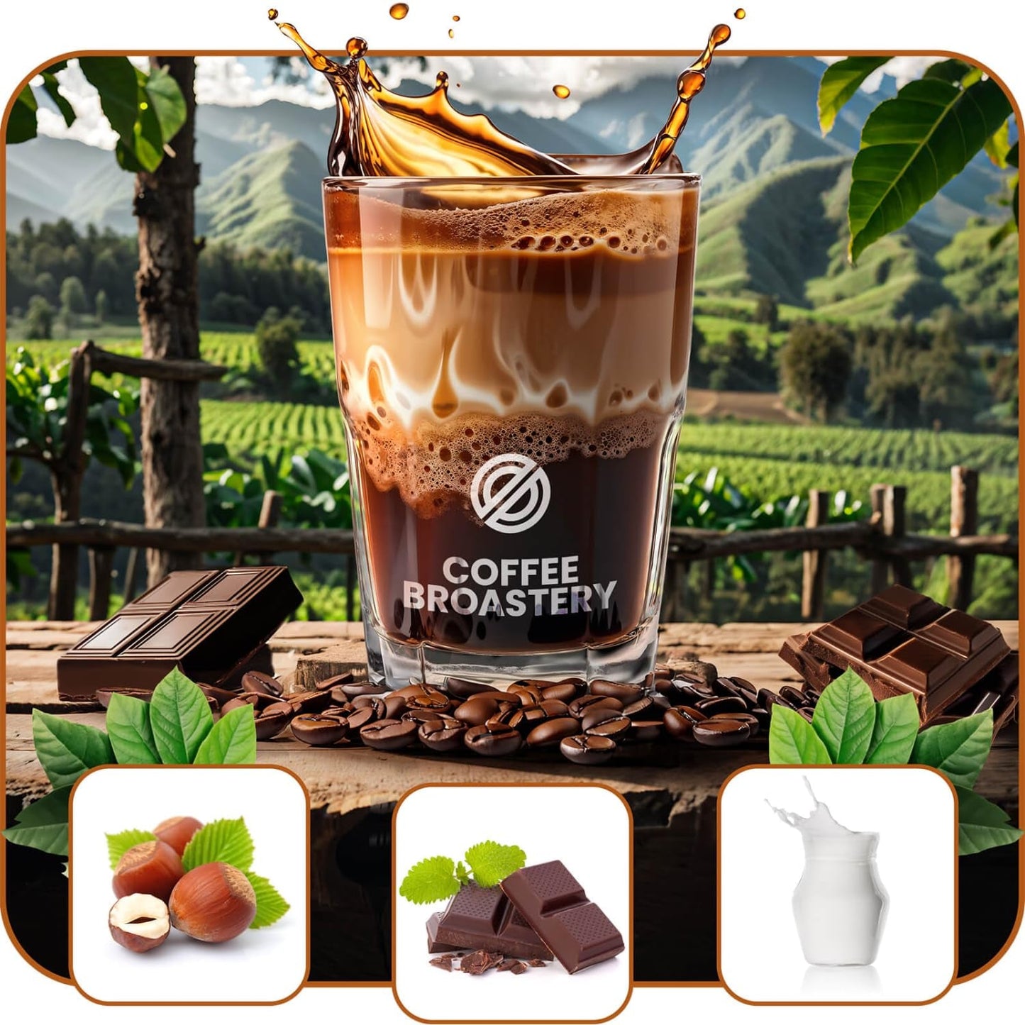 Set boabe de cafea 2x1kg 2000g | Brazil Mogiana | Cafea braziliană | Cafea specială | Proaspăt prăjită | Prăjitor artizanal de cafea