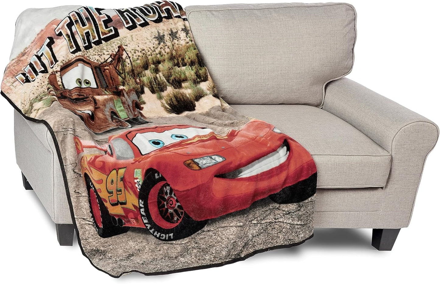 Lag3 Pătură de aruncat Cars Pătură de aruncat Micro Raschel, poliester, On The Street, 46" X 60" Paturi si Cuverturi Northwest