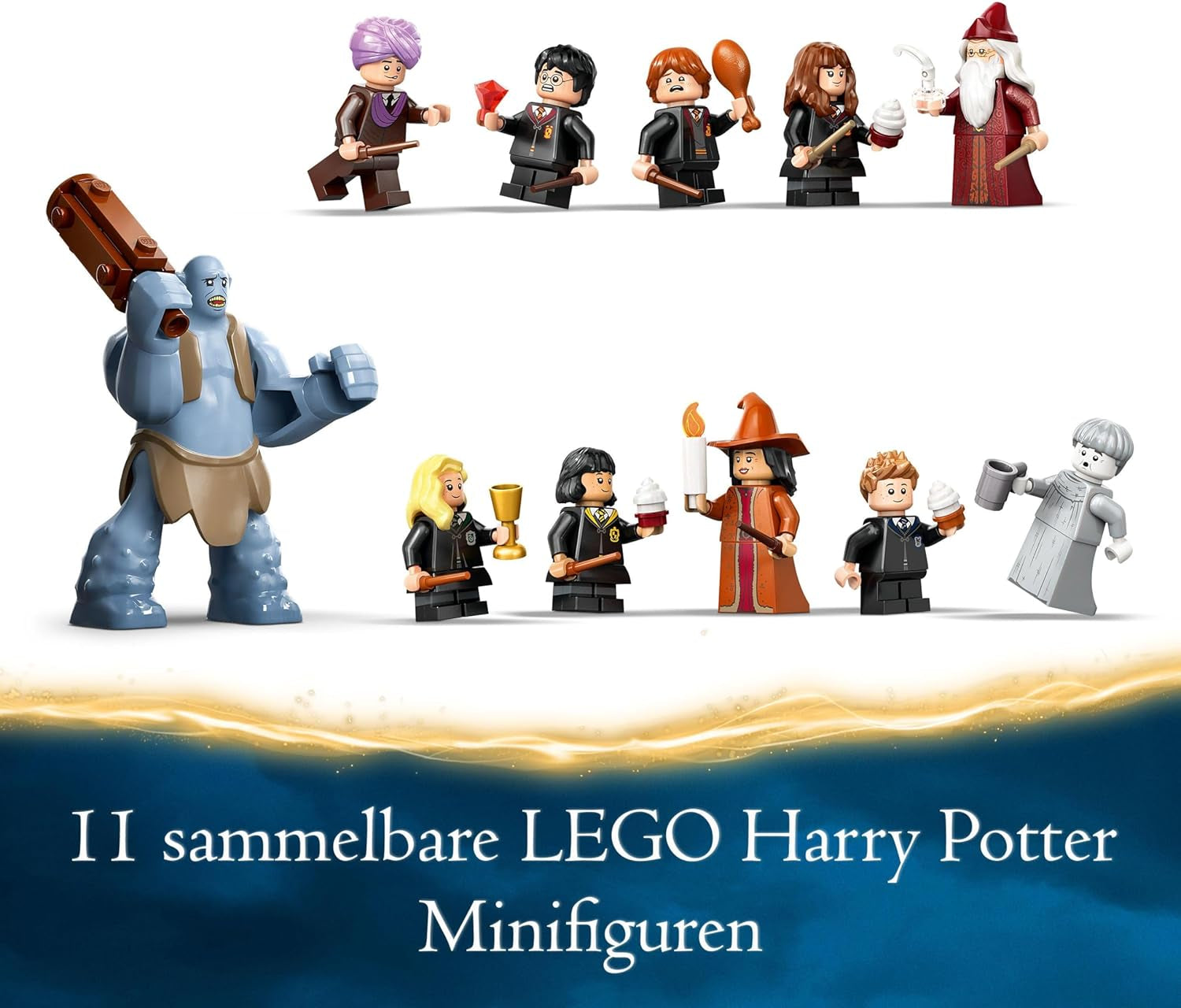 Castelul Hogwarts LEGO Harry Potter: Sala Mare, jucărie de colecționat, cu 11 minifigurine, inclusiv Hermione Granger, cadou magic pentru băieți și fete 76435 Seturi de constructie Besuche den LEGO-Store