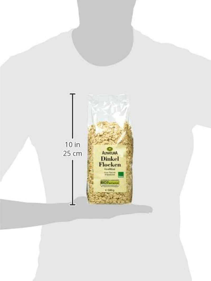 Bio Dinkelflocken Großblatt, 500G Cereale Naty Shop