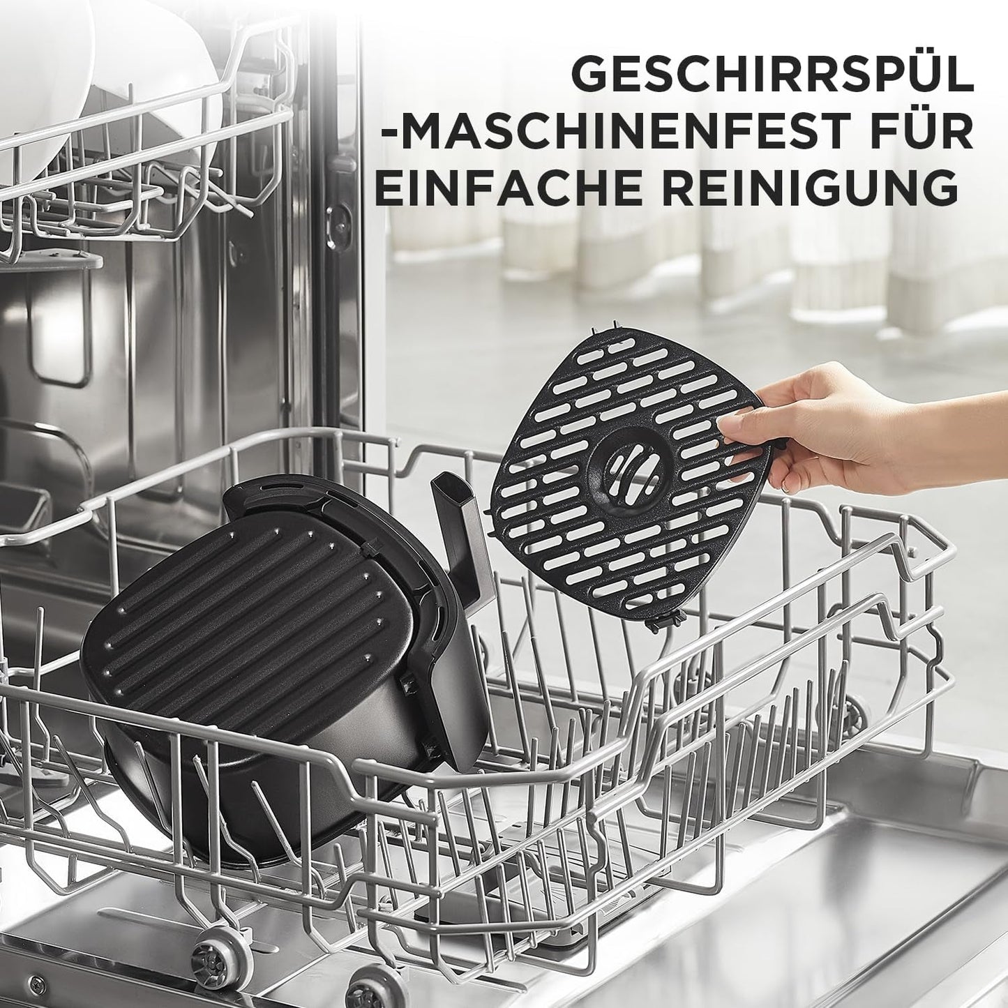 Midea Hot Air Fryer 2L, 1150W Airfryer, fără ulei, Hot air fryer, Funcție de oprire automată Electrocasnice Naty Shop