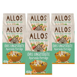 Allos Porridge de smochine și zmeură neîndulcit, Set 6 x 500 grame Cereale Naty Shop Terci Ayurveda