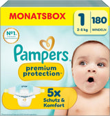 Pampers Premium Protection Mărimea 5, 152 scutece, 11 kg-16 kg, protecția noastră numărul 1 împotriva pielii și scurgerilor