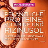L'Oréal Paris Elvital Anti Split End Hair Mask pentru păr lung, deteriorat, Tratament intensiv pentru clătire, Cu vitamine vegetale și ulei de ricin, Dream Length Super Build-up Mask, 1 x 300 ml Masca de par Naty Shop