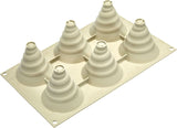 Silikomart, Formă pentru prăjiturele Tartufo de silicon, 8 Monoportii, Ø 62 H 52 mm Bucatarie Naty Shop Soffice Incanto