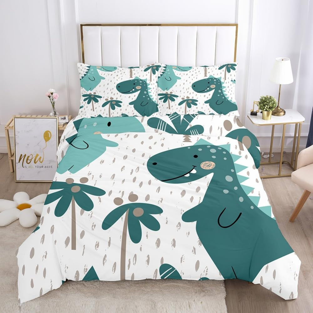 Lenjerie de pat pentru copii, Dinosaur Lenjerie de pat - copii Naty Shop A-1 135 X 200 Cm