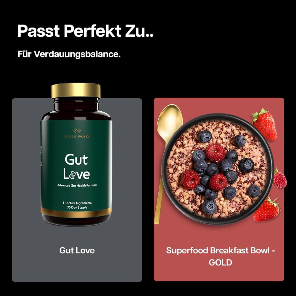 Protein Works | Mic dejun cu superalimente - Inovație GOLD, Cereale premiate, Muesli proteic, Bogat în nutrienți cu cereale, semințe și ovăz, Bogat în fibre, Măr și scorțișoară, 10 porții, 600g